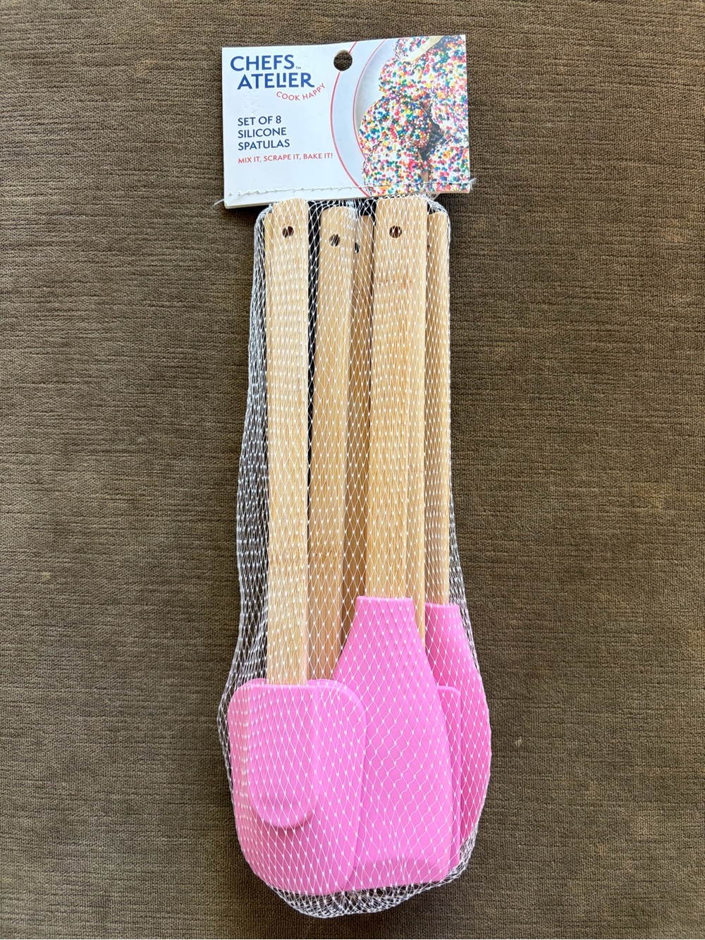 Chefs Atelier SET OF 8 SILICONE SPATULAS
